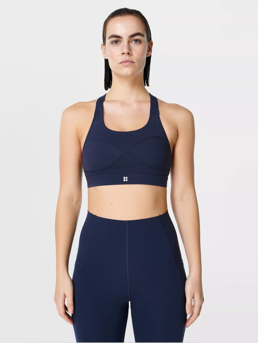 Sweaty Betty Dark Navy Racerback Sports Bra